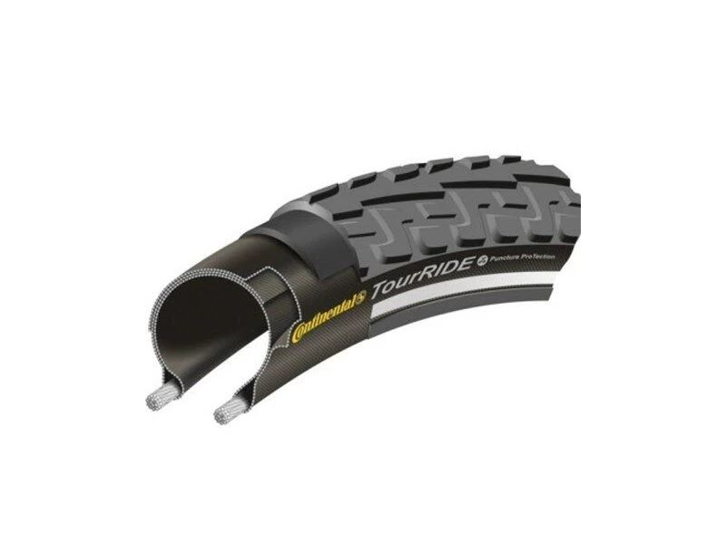 Continental Ride Tour Reflex Drahtreifen Schwarz 3 Continental Ride Tour Reflex Drahtreifen Schwarz