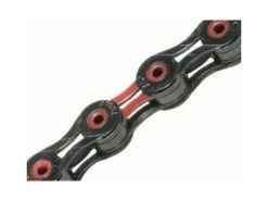 KMC X-10-SL DLC 10-fach, Schwarz-rot