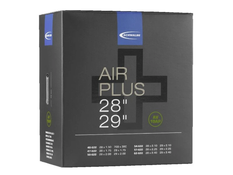 Schwalbe Schlauch Nr. 19 Air Plus AV 40mm 3 Schwalbe Schlauch Nr. 19 Air Plus AV 40mm