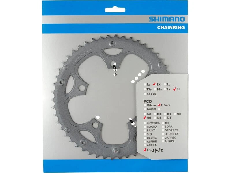 Shimano FC-2450 Claris Kettenblätter 3 Shimano FC-2450 Claris Kettenblätter